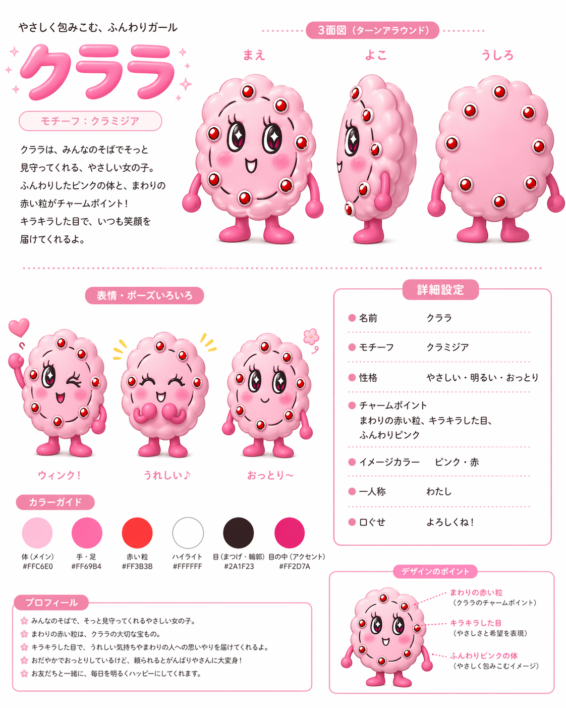 クララ - クラミジアのキャラクター